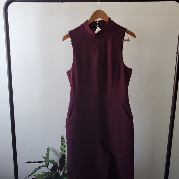 Anthropologie Charley Mock Neck Jumpsuit NWT Sz M - Picture 2 of 8